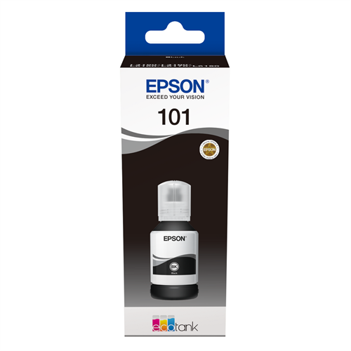 Epson 101 Ecotank Black Ink Bottle 127ml - Compatible Epson EcoTank: L4150