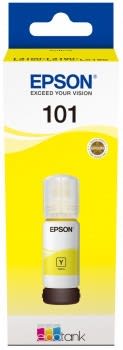 Epson 101 Ecotank Yellow Ink Bottle 127ml - Compatible Epson EcoTank: L4150