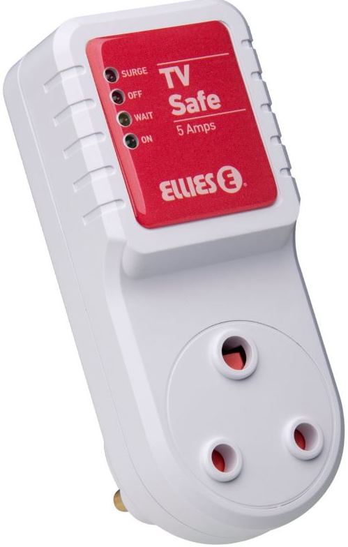 Ellies TV Safe Over Voltage Protection Adapter - Automated Voltage Protection