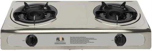 Alva Stainless Steel 2 Plate Gas Stove