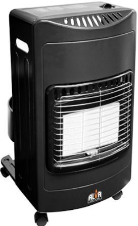 Alva 3 Ceramic Panel Infrared Gas Heater Large - 3 Ceramic Panels With Variable Heat Settings