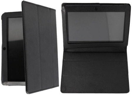 Geeko Velocity Leather Like Cover-Desgined for the Geeko Velocity and Geeko Junior Tablets PC's -Black