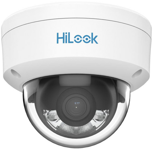 HiLook 2 MP ColorVu MD 2.0 Fixed Dome Network Camera - High quality imaging with 2 MP resolution