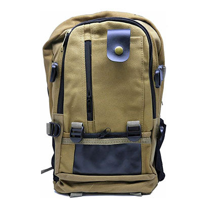 Macaroni Versitas Lightweight Canvas Multipurpose Backpack - Padded shoulder straps and Back
