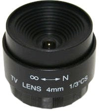 Securnix Lens 4MM Fixed, Retail Box, No Warranty