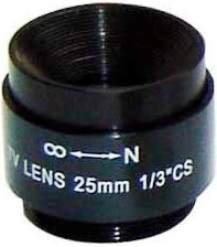 Securnix Lens 25MM Fixed, Retail Box, No Warranty
