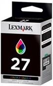 Lexmark 27 Cyan Magenta Yellow Colour Original Ink Cartridge