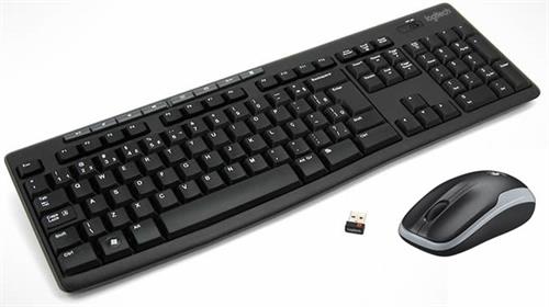 Logitech MK 270 Wireless Desktop Keyboard and Mouse Combo - 10m range