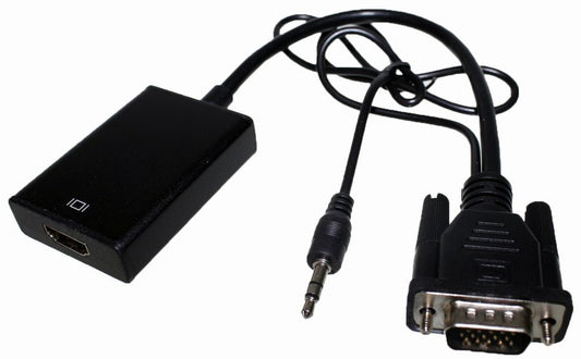 UniQue VGA To HDMI Converter - VGA + Audio In