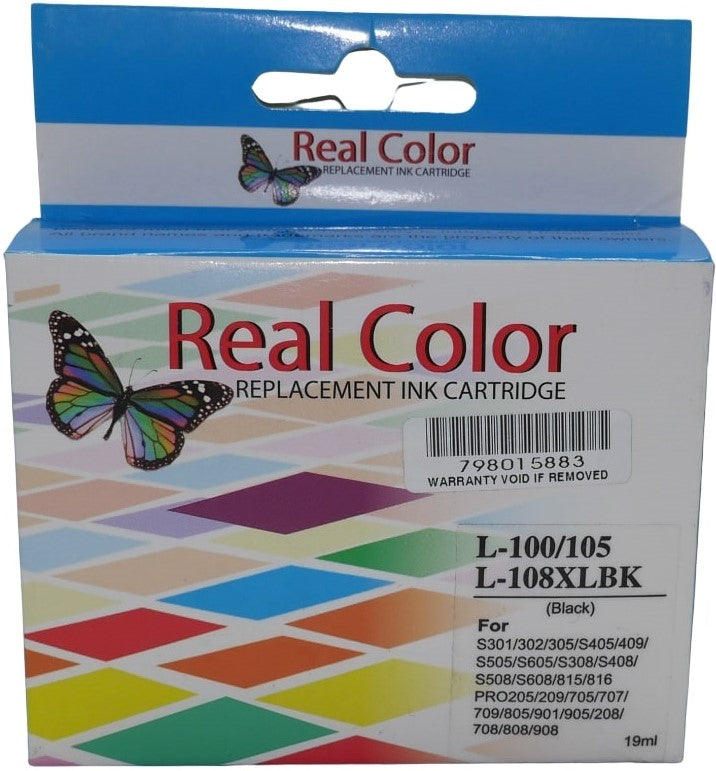 Topjet Real Color Lexmark Black Inkjet Cartridge - Replacement Ink Cartridge For S301