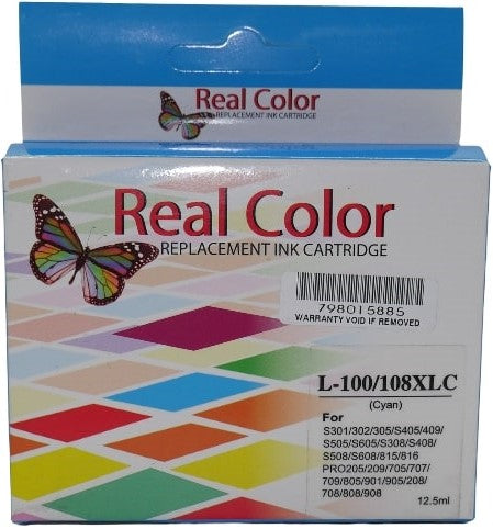 Topjet Real Color Lexmark Cyan Inkjet Cartridge - Replacement Ink Cartridge For S301