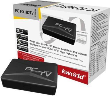 Kworld PC TO HDTV:Watch your favorite PC files or search