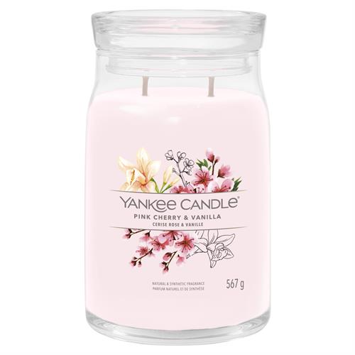 Yankee Candle Pink Cherry Vanilla Large Jar - Signature Collection 2-Wick Candle