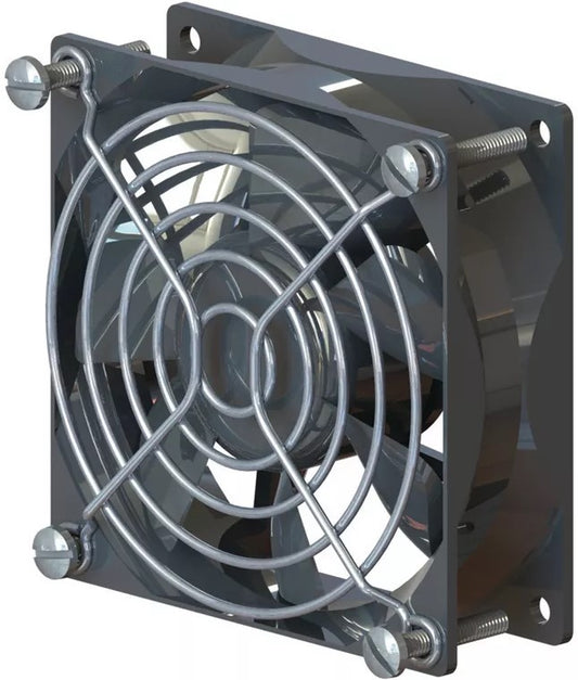 UniQue Cabinet Fan Plug Finger For 9U - Includes Steel Finger Guard