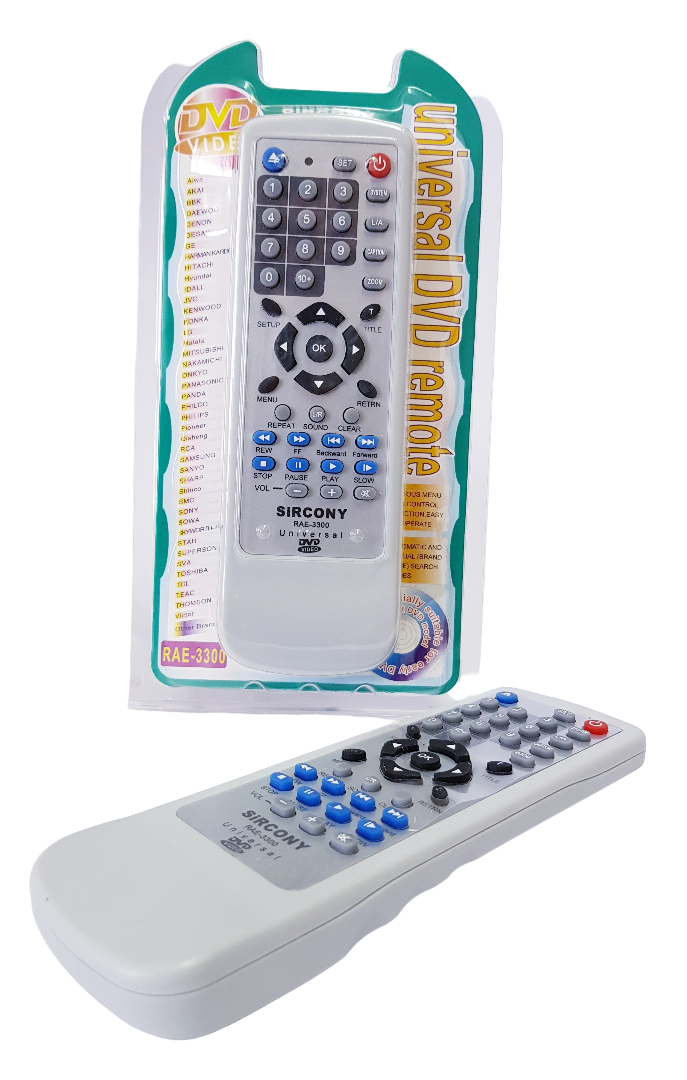 UniQue universal dvd remote control - a universal remote that replaces lost or damaged DVD player remotes