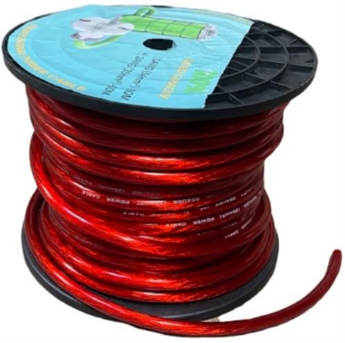 Solarix 35mm2 Red Battery Power Cable 50 Metre Roll - High Performance Battery Cable