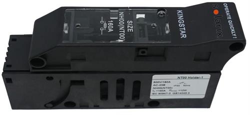 Solarix NT00 Rail Mount 1 Pole 160A DC Fuse Holder Sold as A Single Unit