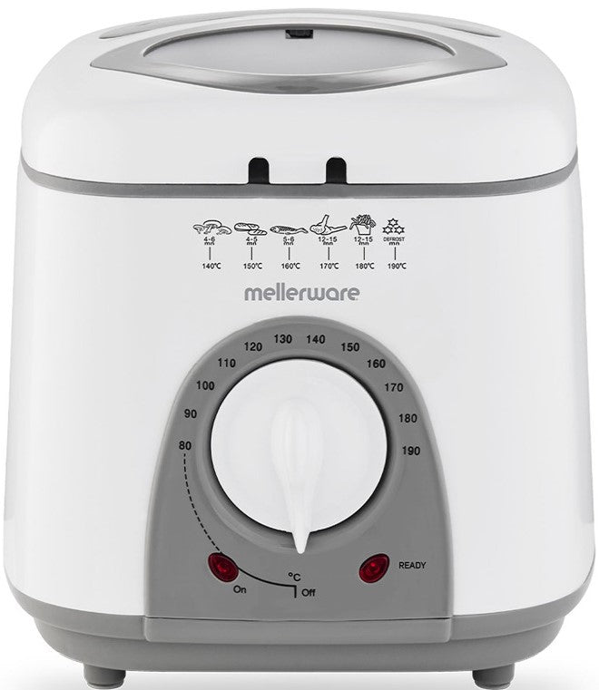 Mellerware Adjustable Temperature 1 Litre Plastic Deep Fryer