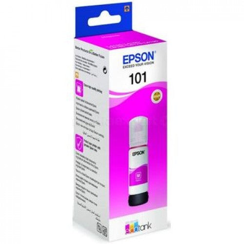 Epson 101 Ecotank Magenta Ink Bottle 127ml - Compatible Epson EcoTank: L4150