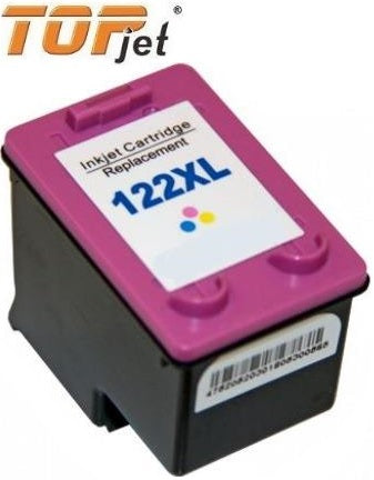 TopJet Generic Replacement Ink Cartridge for HP 122XL (TJ-122COL)