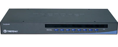 TrendNet 8 Port Stackable Rack Mount KVM Switch with On