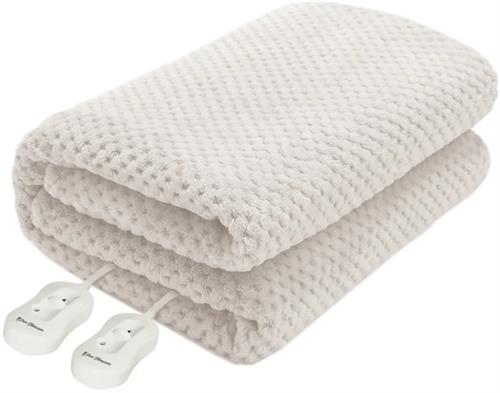 Pure Pleasure Queen Fullfit Coral Fleece Electric Blanket - Coral