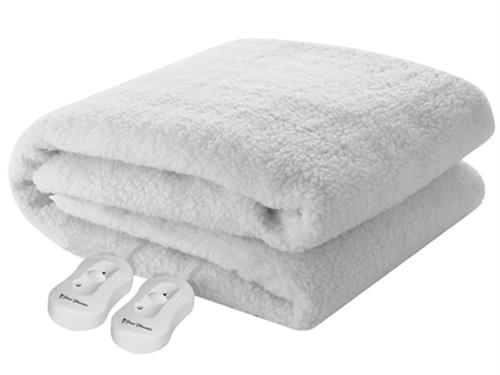 Pure Pleasure Queen Fullfit Sherpa Fleece Electric Blanket - 152cm x 188cm Size