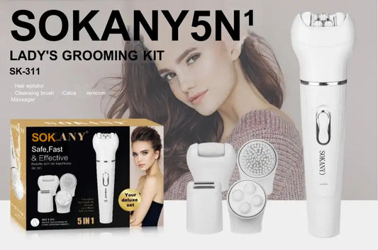 Sokany 5 In 1 Lady's Grooming Kit - Safe
