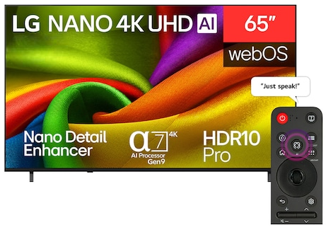 LG 65-inch NU850B6LA NANO 4K UHD Smart TV