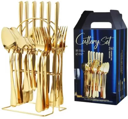 Casey Everyealth Stainless Steel Cutlery 24 Piece Set