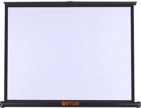 ETOE 50-inch Manual Pull Up Projector Screen