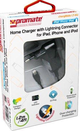 Promate Chargmate LT-EU Multifunction Lightning Home Charger For Ipad