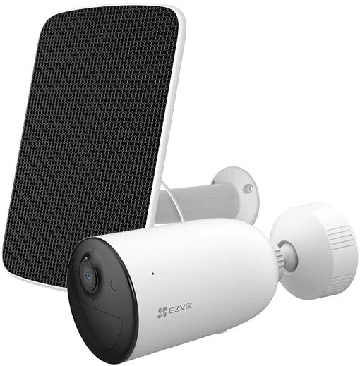 Ezviz CB3 Smart Home Battery Camera And Solar Panel Kit - 1080p Resolution