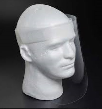 Casey Splash Protection Faceshield with wide Foam Padding - Clear Visor For Maximum Visibility