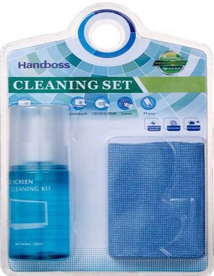 UniQue Handboss LCD Screen Cleaning Set - 120ml of Antistatic Agent
