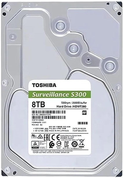 Toshiba S300 3.5-inch Surveillance SATA Hard Drive Disk