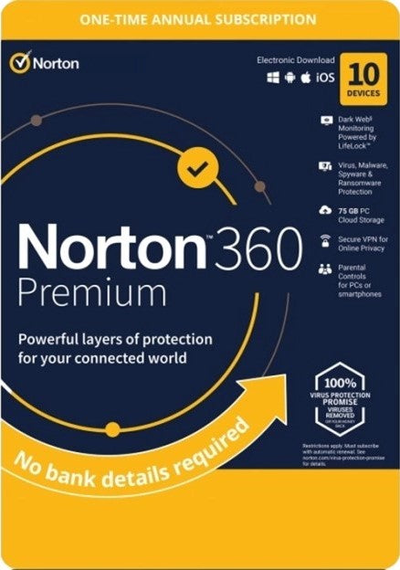 Norton 360 Premium Annual Productivity License