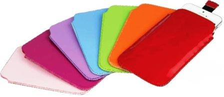 Promate Ramon-Protective Sleeve with quick-release puller -Orange- for iPhone 5 / 5s