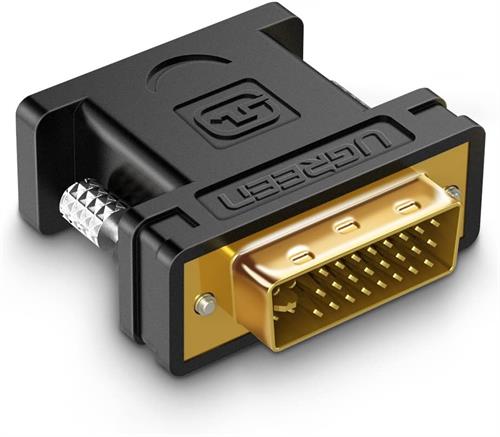 uGreen DVI-I 24+5 Male to VGA Adapter - DVI-I 24+5 Male to VGA Female