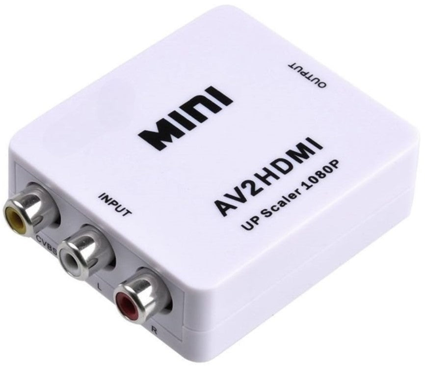 UniQue MIni AV To HDMI Video Convertor - AV (Yellow