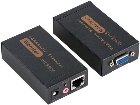 UniQue 100M 1080P VGA And Audio Extender - Plug and Play