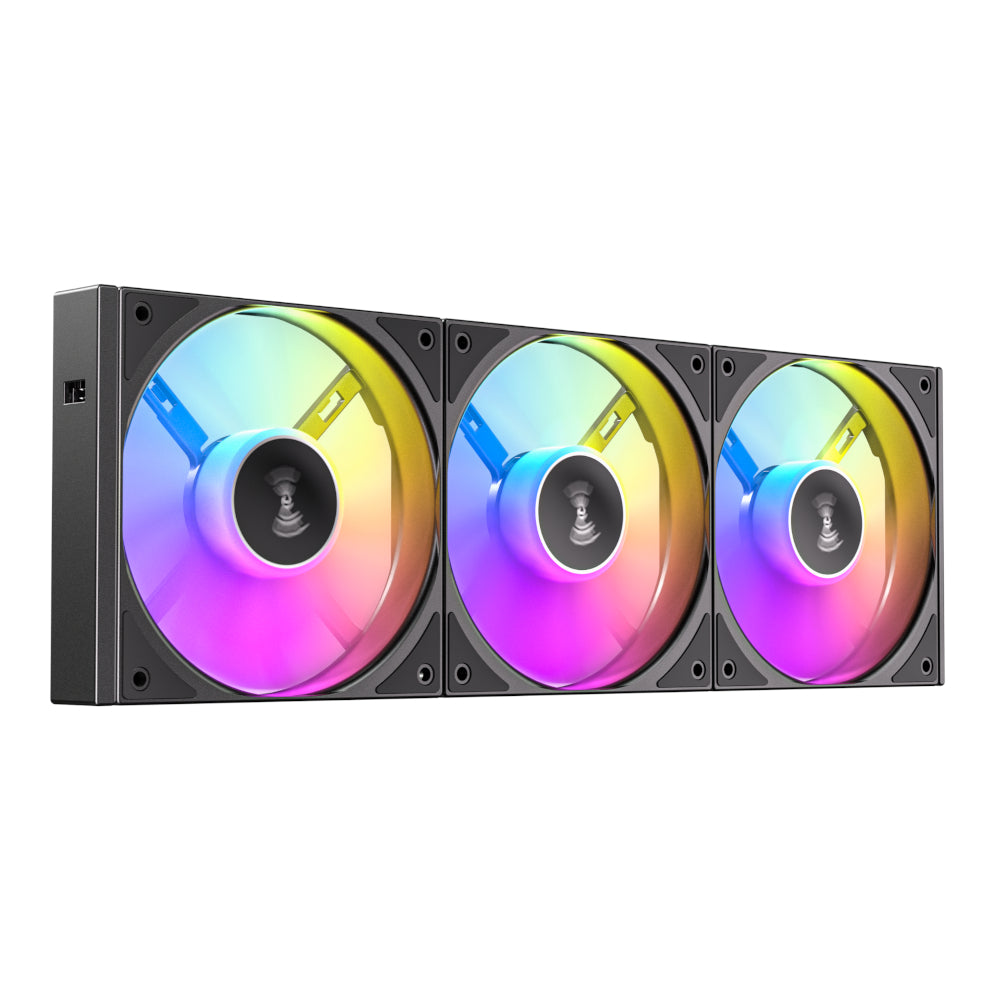 Antec Connect 120 Reverse ARGB PWM Fan 3 Pack - Black - alternate product view 2