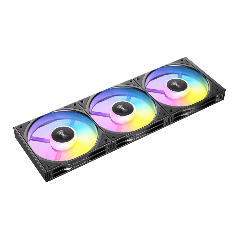 Antec Connect 120 Reverse ARGB PWM Fan 3 Pack - Black - alternate product view 3