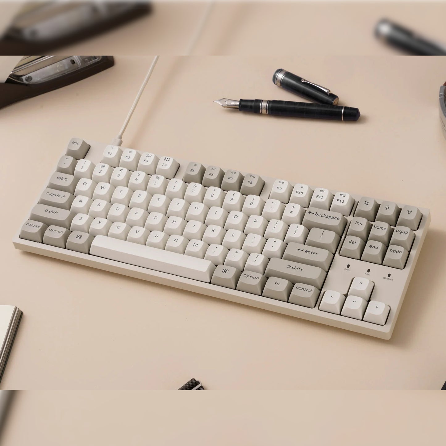 Keychron C1 Pro 8K 80% Super Red Hot-swappable RGB Wired Mechanical Keyboard - alternate product view 5