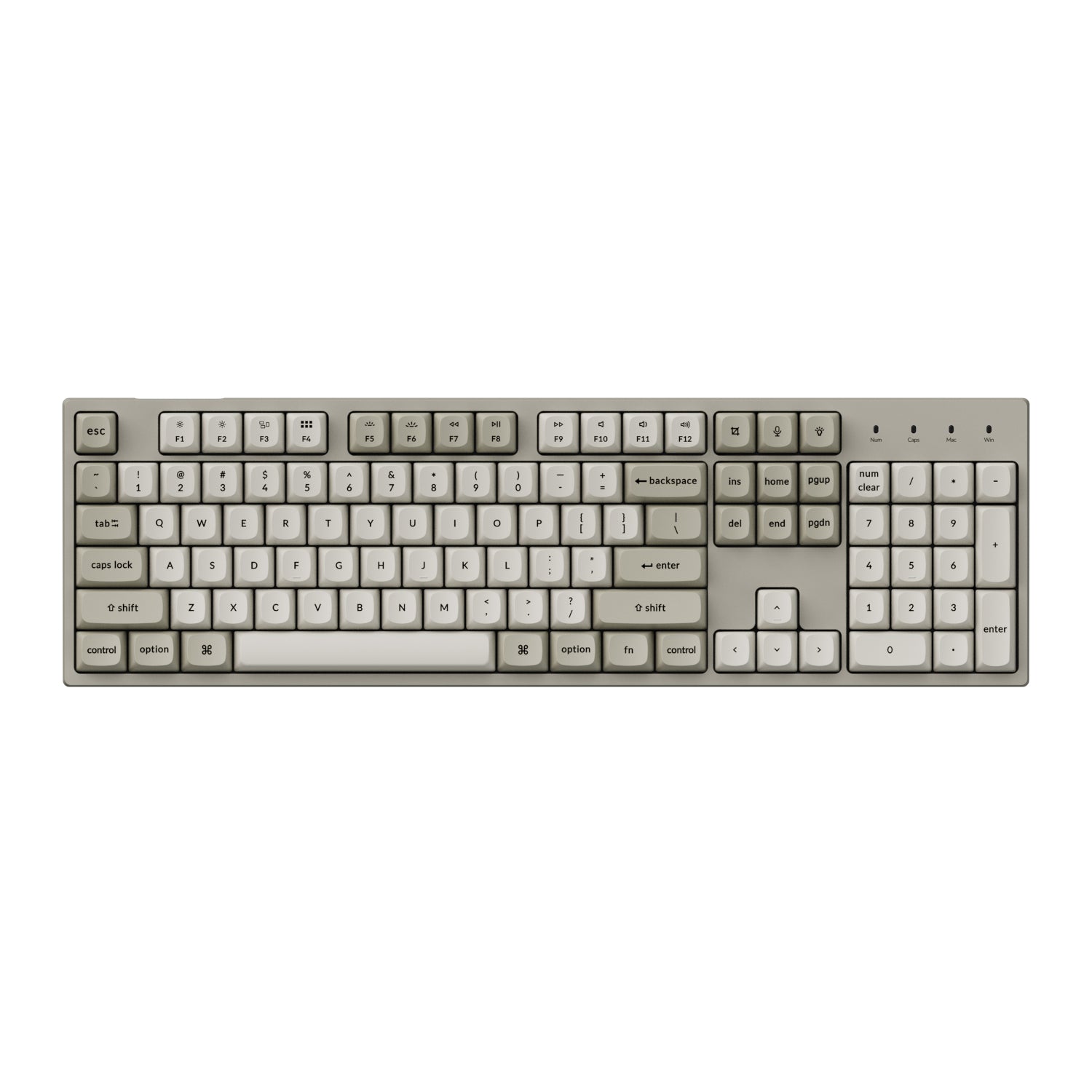 Keychron C2 Pro 100% 8K Super Red Switch Hot-Swap RGB Wired Custom Mechanical Keyboard - alternate product view 2