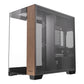 Antec C8 Curved Wood E-ATX - ATX - Micro-ATX - ITX Dual Chamber Gaming Chassis - Black - alternate product view 3