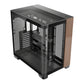 Antec C8 Curved Wood E-ATX - ATX - Micro-ATX - ITX Dual Chamber Gaming Chassis - Black - alternate product view 5