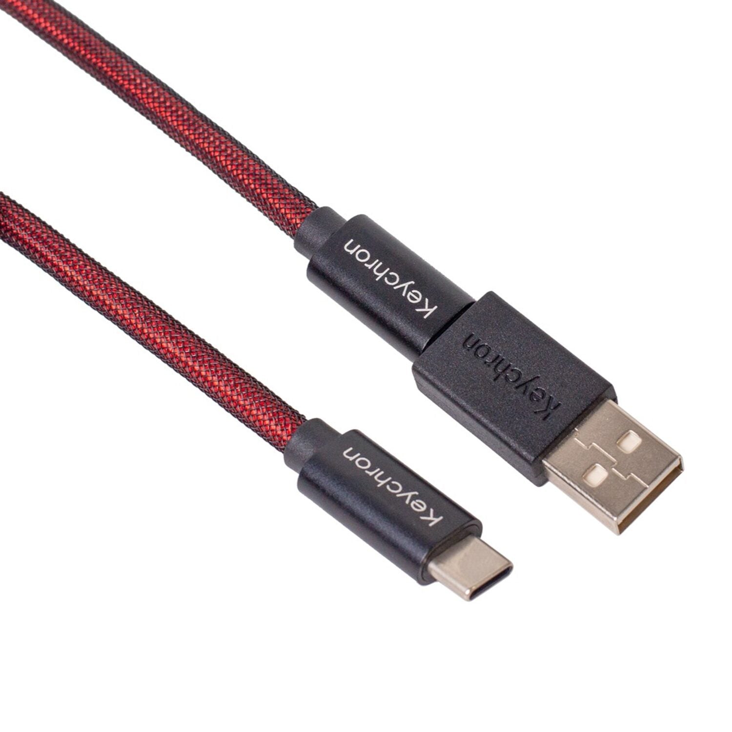 Keychron Coiled Aviator Cable - Red - alternate product view 2