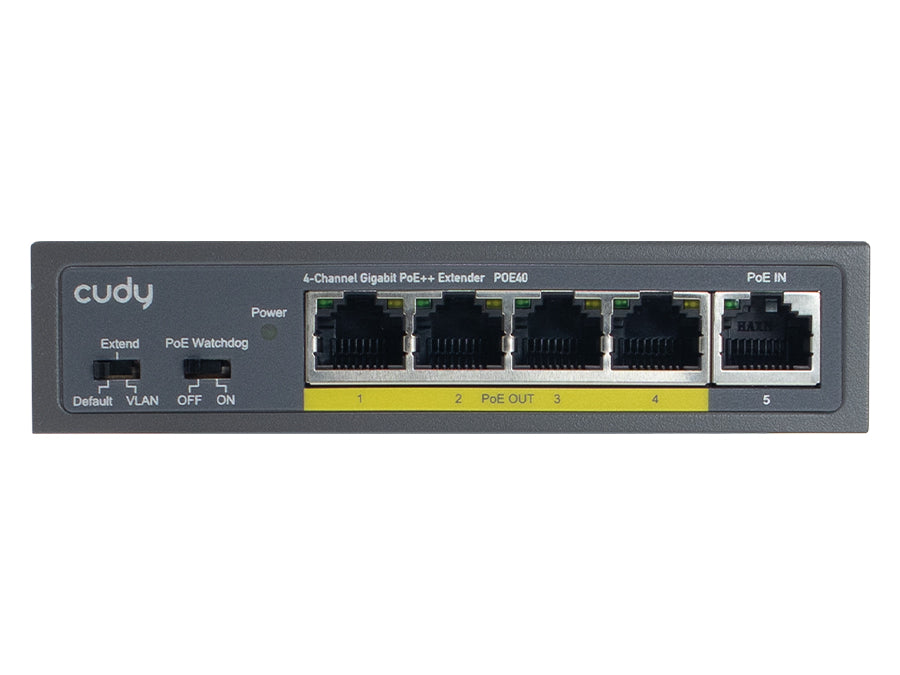 Cudy 4 Port Gigabit PoE 1x PoE Input 60W Switch