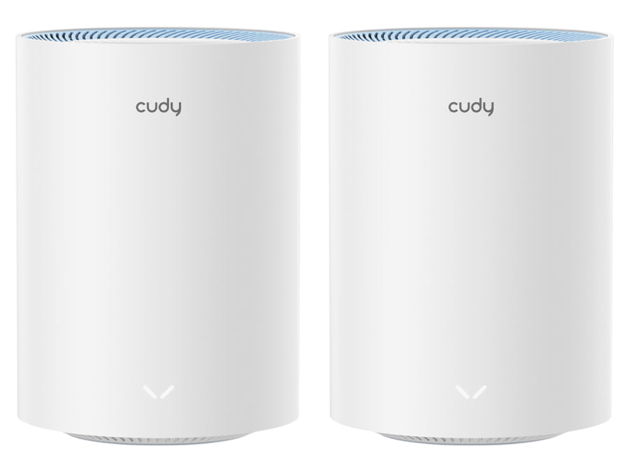 Cudy Dual Band WiFi 5 1200Mbps Fast Ethernet Mesh 2 Pack